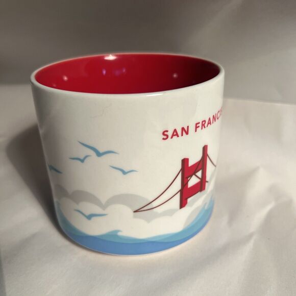 Starbucks SAN FRANCISCO You Are Here Coffee Mug 2014 14oz Collection - Picture 2 of 7